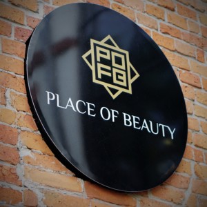 kaseton okrągły salon kosmetyczny kaseton okrągły salon kosmetyczny