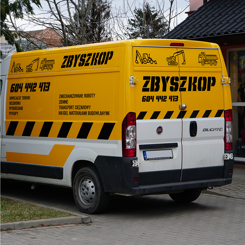 oklejanie samochodów dostawczych